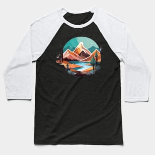 Landscape Abstractions: Innovating Nature's Forms (229) Baseball T-Shirt